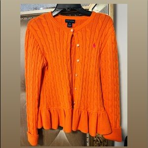 Ralph Lauren girls cable sweater